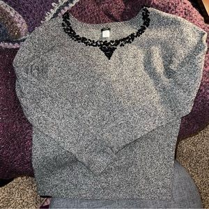 Excellent condition sequin neck sweater
